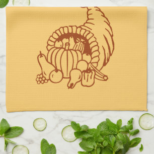 Serviette de cuisine - Récolte d'automne