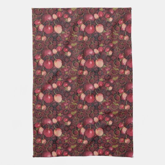 Serviette de cuisine Red Apples (Vertical)