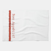 Serviette de cuisine Red Bon Appétit (Horizontal)