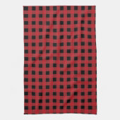 Serviette de cuisine Red Buffalo Plaid pour Décor  (Vertical)