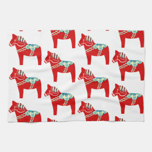 Serviette de cuisine Red Dala Horse