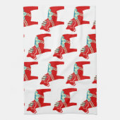 Serviette de cuisine Red Dala Horse (Vertical)