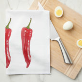 Serviette de cuisine Red Hot Chili (Quart Plié)
