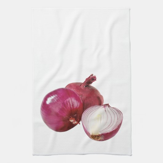 Serviette de cuisine 'Red Onions' (Vertical)