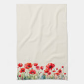 Serviette de cuisine Red Poppies (Vertical)