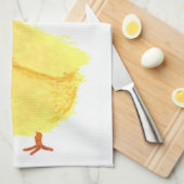 serviette de cuisine reine de tous les poussins (Quart Plié)