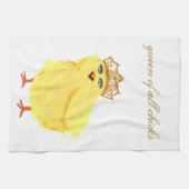 serviette de cuisine reine de tous les poussins (Horizontal)