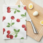 Serviette de cuisine Retro Cherries (Quart Plié)