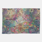 Serviette de cuisine rétro Hippie Imaginaire (Horizontal)