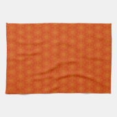 Serviette de cuisine Retro Mandala Papaya (Horizontal)