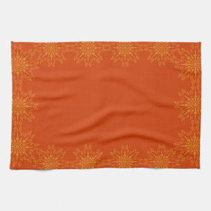 Serviette de cuisine Retro Mandala Papaya