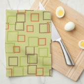 Serviette de cuisine Retro Mod Lime (Quart Plié)