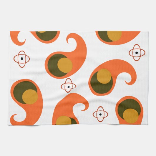 Serviette de cuisine Retro Paisley (Horizontal)