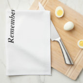 Serviette de cuisine réutilisée alternative à la s (Quart Plié)