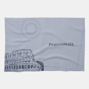 Serviette de cuisine romaine Sapphire