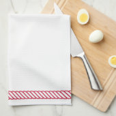 Serviette de cuisine ronde de phare d'île de (Quart Plié)