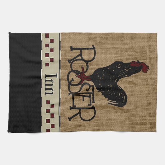 SERVIETTE DE CUISINE "Rooster" (Horizontal)
