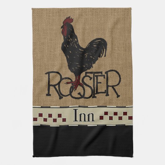 SERVIETTE DE CUISINE "Rooster" (Vertical)