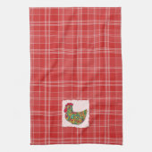 Serviette de cuisine Rooster Colorée (Vertical)