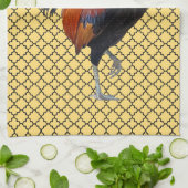 Serviette de cuisine Rooster en Strutting coloré (Plié)