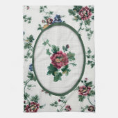Serviette de cuisine rose Cross Stitch (Vertical)