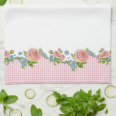 Serviette de cuisine rose de cuisine (Plié)