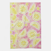 Serviette de cuisine rose de limonade (Vertical)