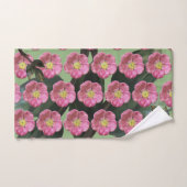 Serviette de cuisine rose de roses de rose de (Serviette à main)