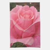 Serviette de cuisine rose Fleur (Vertical)