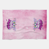 Serviette de cuisine rose mignonne de fées de (Horizontal)