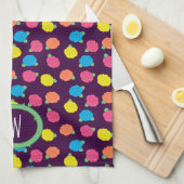 Serviette de cuisine Rose Neon (Quart Plié)