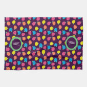 Serviette de cuisine Rose Neon (Horizontal)