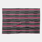 Serviette De Cuisine Rose Noir (Horizontal)