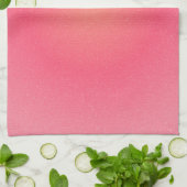 Serviette de cuisine rose pâle (Plié)