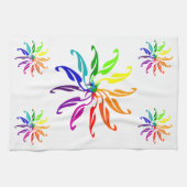 Serviette de cuisine - Roues de couleur (Horizontal)