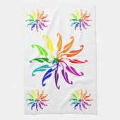 Serviette de cuisine - Roues de couleur (Vertical)