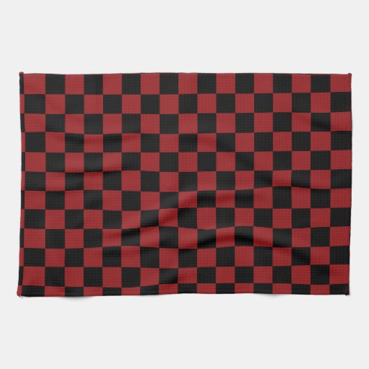 Serviette de cuisine rouge (Horizontal)