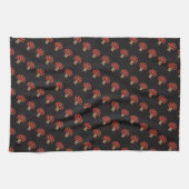 Serviette de cuisine rouge blanc (Horizontal)
