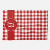 Serviette de cuisine rouge et blanche de (Horizontal)
