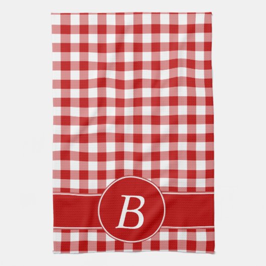 Serviette de cuisine rouge et blanche de (Vertical)