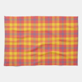 Serviette de cuisine rouge jaune et bleu clair (Horizontal)