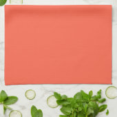 Serviette de cuisine rouge tomate (Plié)