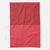 Serviette de cuisine rouge tomate à double écran - (Vertical)