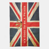 Serviette de cuisine royale grunge de bébé d'Union (Vertical)