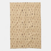 Serviette de cuisine Runes (Vertical)