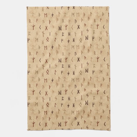 Serviette de cuisine Runes (Vertical)