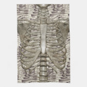 Serviette de cuisine rustique Halloween Skeleton R (Vertical)