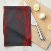 Serviette de cuisine saignante (Quart Plié)