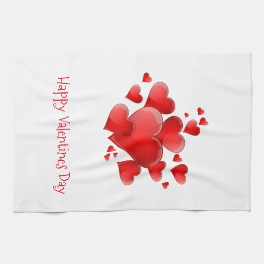 Serviette de cuisine Saint-Valentin (Horizontal)
