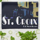 Serviette de cuisine Sainte-Croix (Plié)